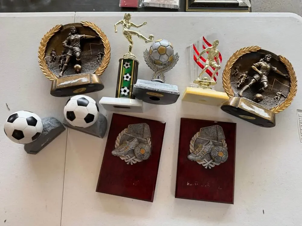 Bundle of Girls Soccer Trophies